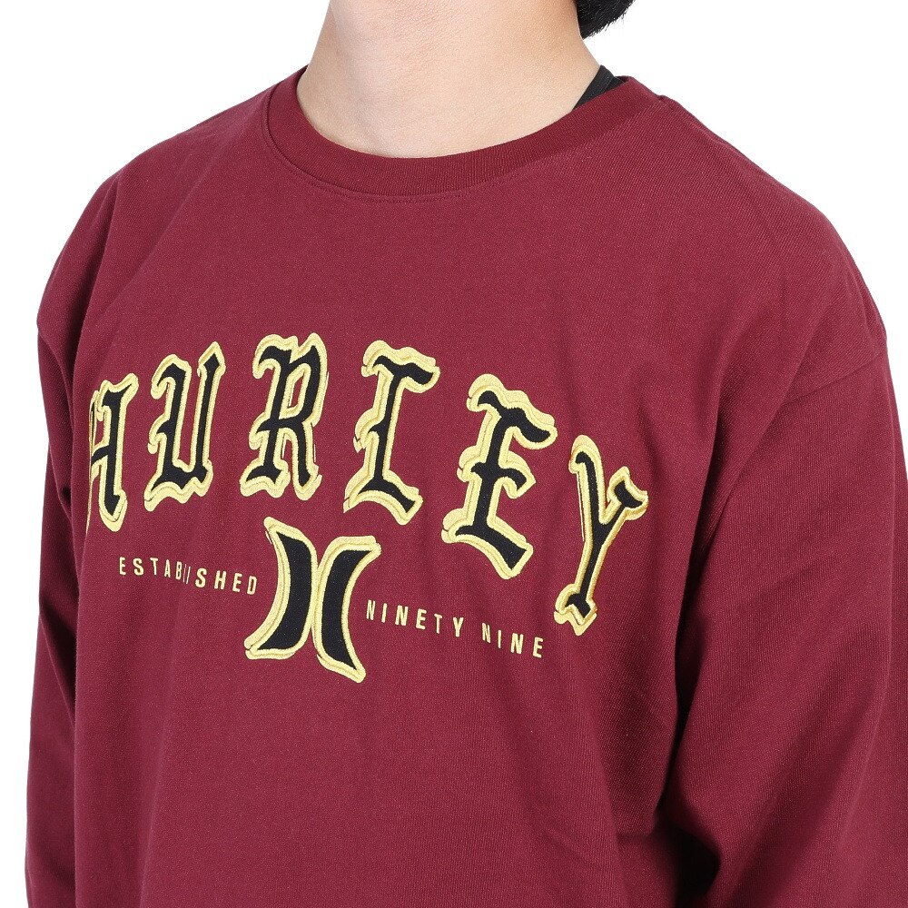 ハーレー（HURLEY）（メンズ）OLD ARC ロゴ 長袖Tシャツ MLS2200002-MAR