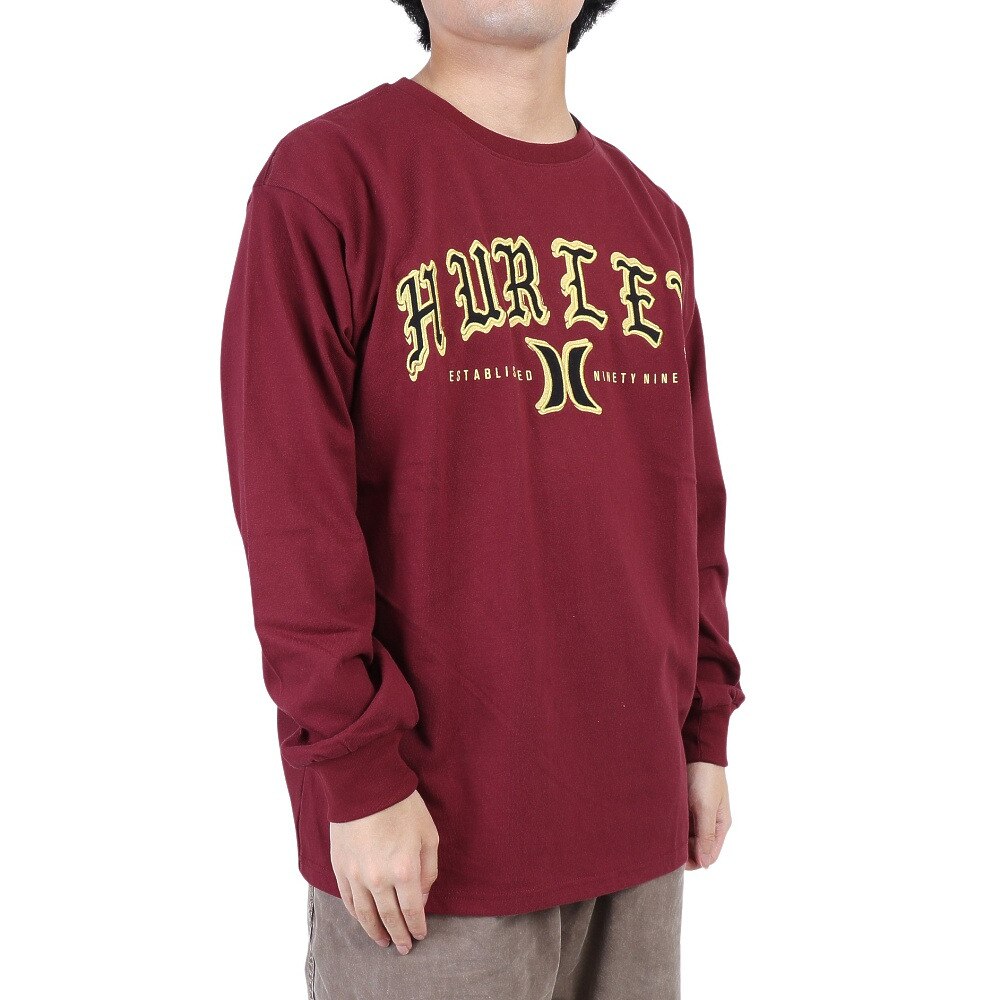 ハーレー（HURLEY）（メンズ）OLD ARC ロゴ 長袖Tシャツ MLS2200002-MAR