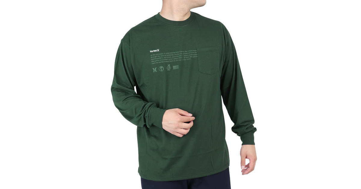 ハーレー｜ONE AND ONLY ポケット 長袖Ｔシャツ MLS2200004-DFR - スポーツ用品はスーパースポーツゼビオ