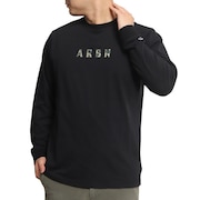 エアボーン（ARBN）（メンズ）長袖Tシャツ バックプリン AB2022AWMAPP008BLK