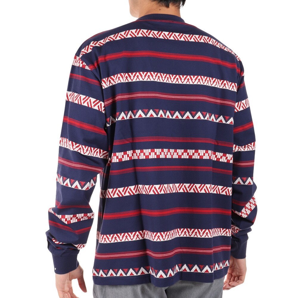 SLYDE（SLYDE）（メンズ）長袖 Border Tシャツ SL2022AWMAPP009NVY