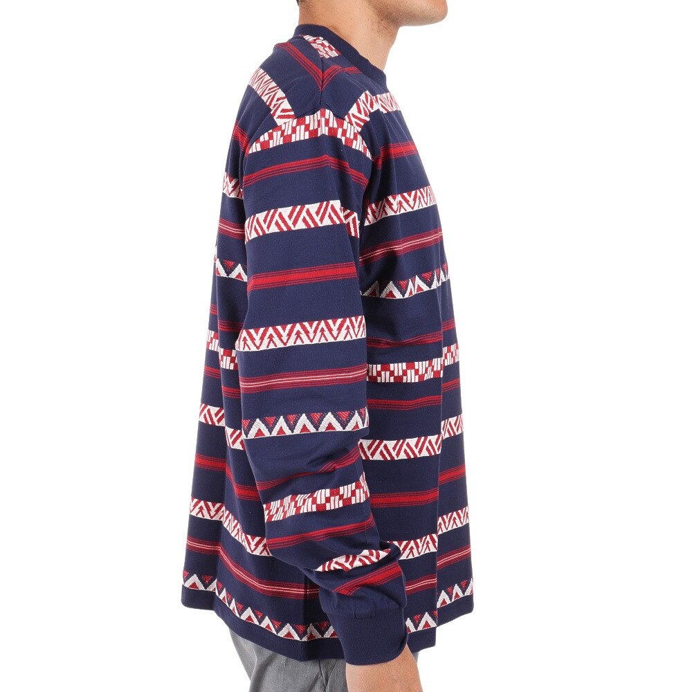 SLYDE（SLYDE）（メンズ）長袖 Border Tシャツ SL2022AWMAPP009NVY