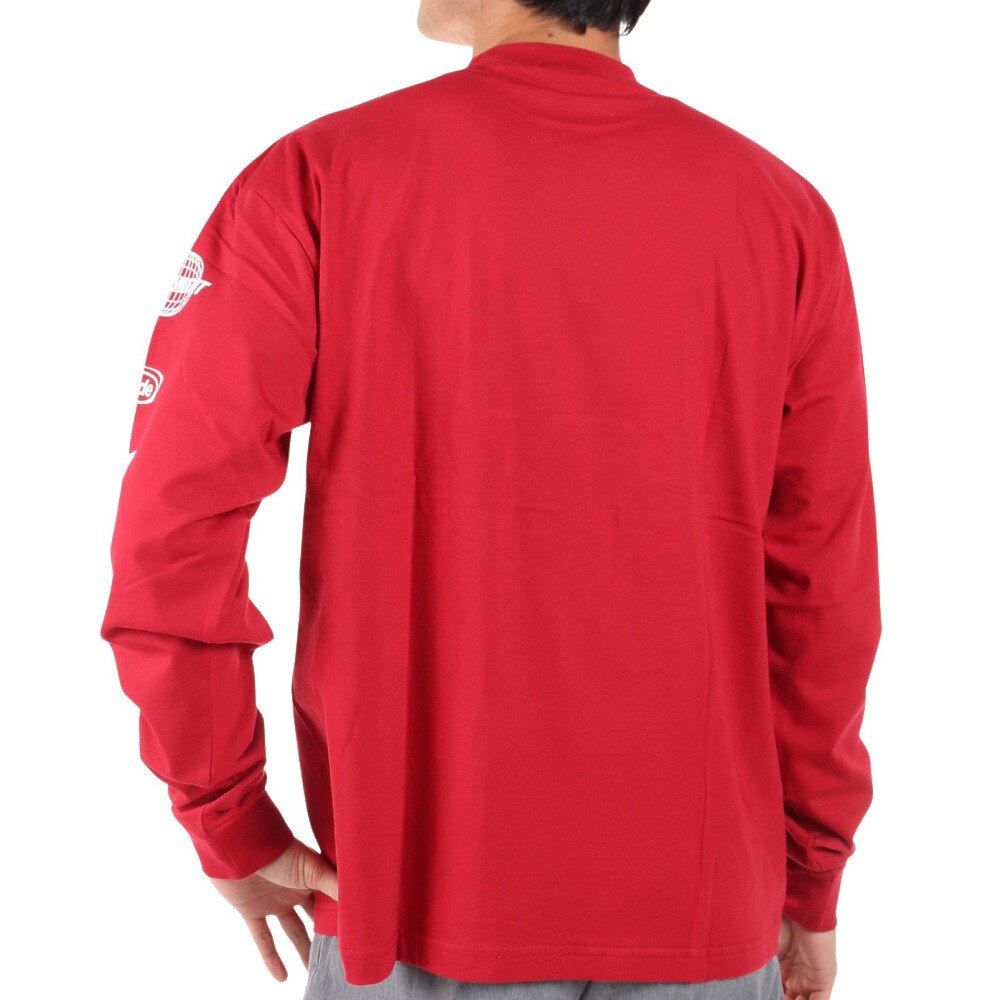 SLYDE（SLYDE）（メンズ）長袖 Arm GPPrint Tシャツ SL2022AWMAPP011RED