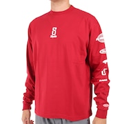 SLYDE(SLYDE)(メンズ)長袖 Arm GPPrint Tシャツ SL2022AWMAPP011RED