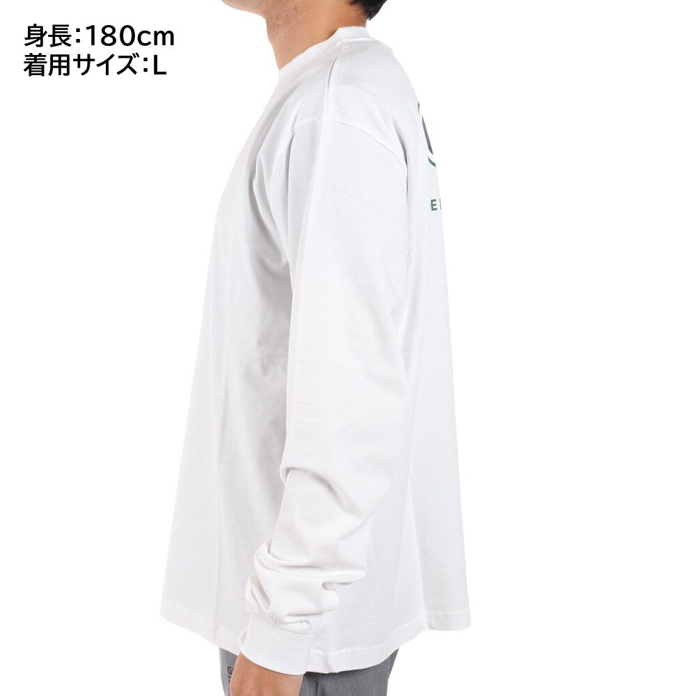 SLYDE（SLYDE）（メンズ）長袖 chest GPPrint Tシャツ SL2022AWMAPP012WHT