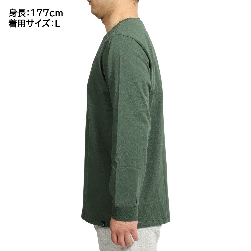 ハーレー（HURLEY）（メンズ）EVD WSH EMB ICON 長袖Tシャツ MLS2100012-GLJ