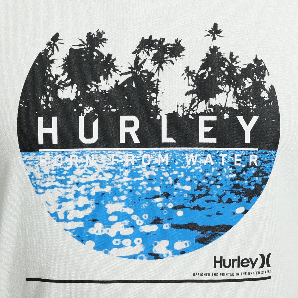 ハーレー（HURLEY）（メンズ）長袖シャツ メンズ BORN FROM WATER  MLS2100016-WHT