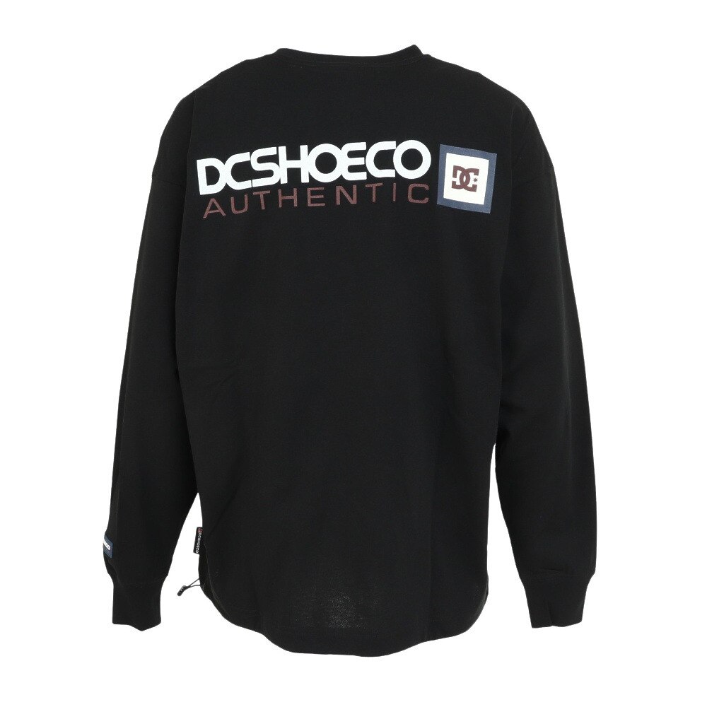 ディーシーシューズ（DC SHOES）（メンズ）23 SQUARE STAR 長袖Tシャツ 23SPDLT231039BLK  スポーツ用品はスーパースポーツゼビオ