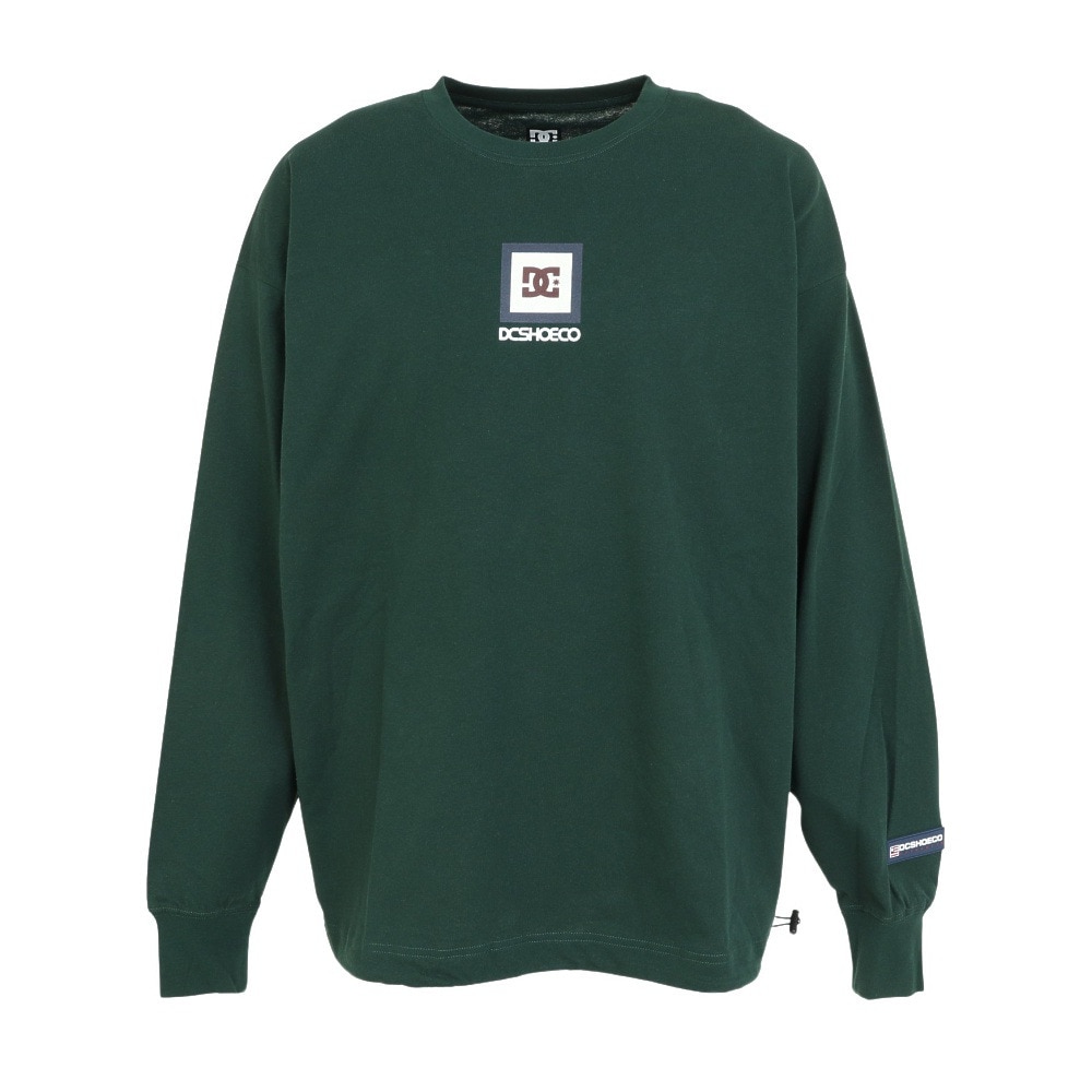 ディーシー・シュー（DC SHOE）（メンズ）23 SQUARE STAR 長袖Tシャツ 23SPDLT231039GRN