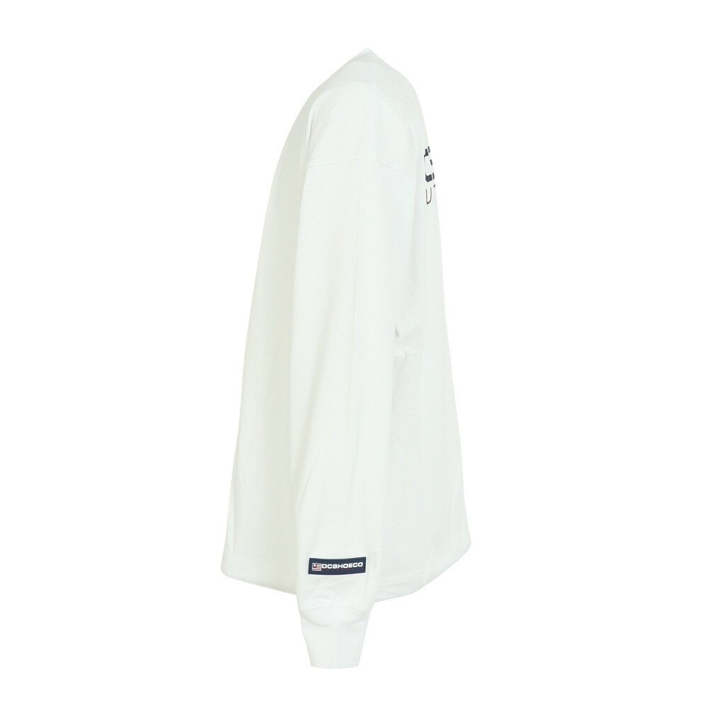 ディーシー・シュー（DC SHOE）（メンズ）23 SQUARE STAR 長袖Tシャツ 23SPDLT231039WHT
