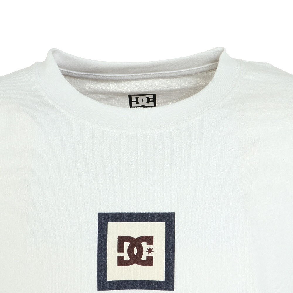 ディーシー・シュー（DC SHOE）（メンズ）23 SQUARE STAR 長袖Tシャツ 23SPDLT231039WHT