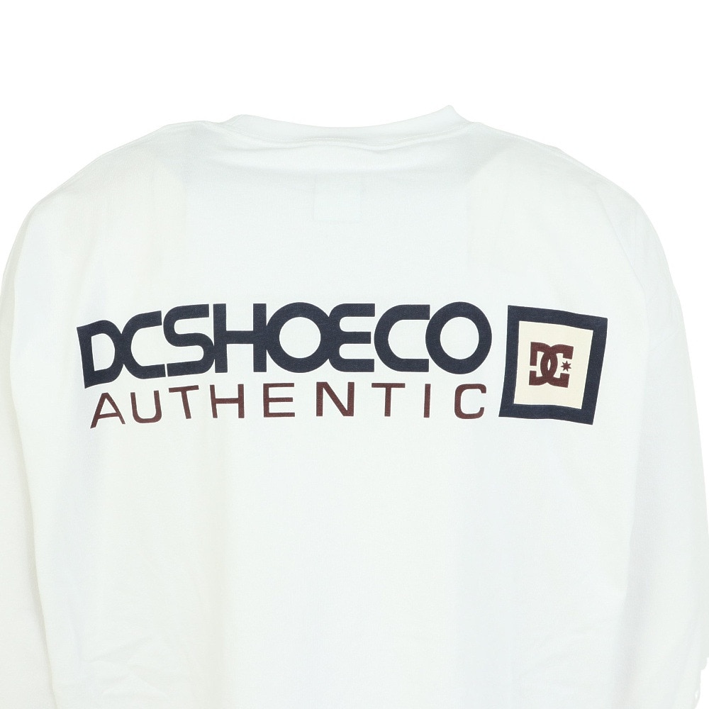 ディーシー・シュー（DC SHOE）（メンズ）23 SQUARE STAR 長袖Tシャツ 23SPDLT231039WHT