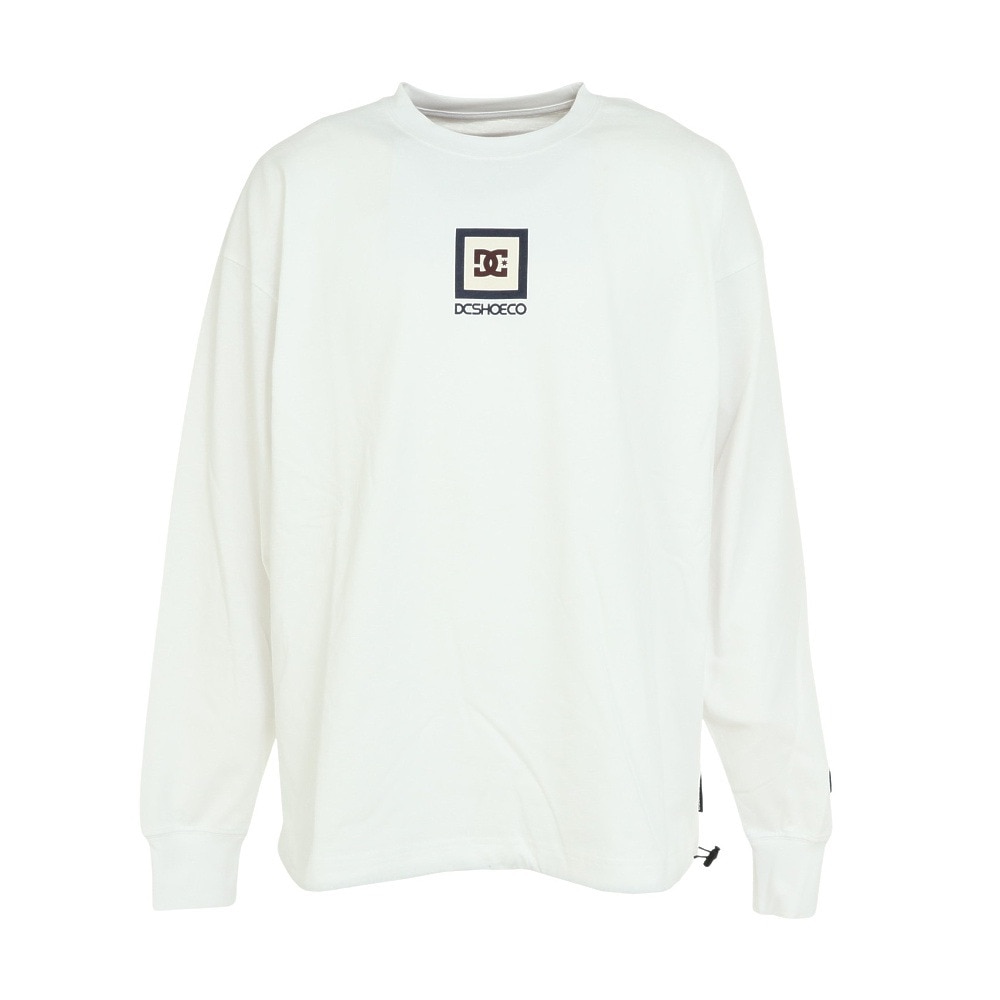 ディーシー・シュー（DC SHOE）（メンズ）23 SQUARE STAR 長袖Tシャツ 23SPDLT231039WHT