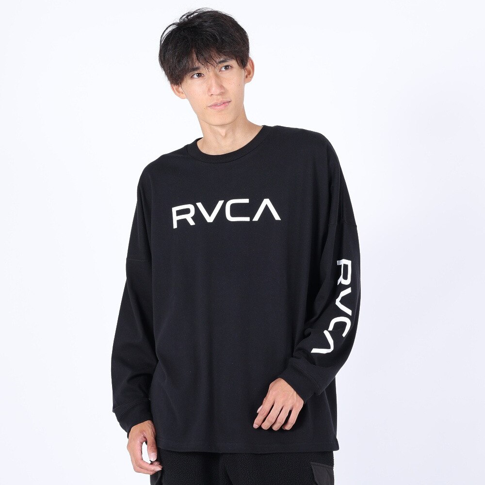 RVCA（メンズ）BALANCE 長袖Tシャツ BD042064 BLK