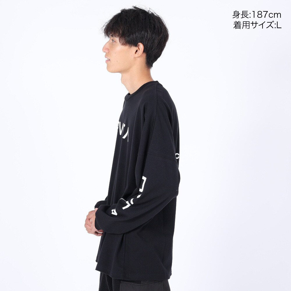RVCA（メンズ）BALANCE 長袖Tシャツ BD042064 BLK