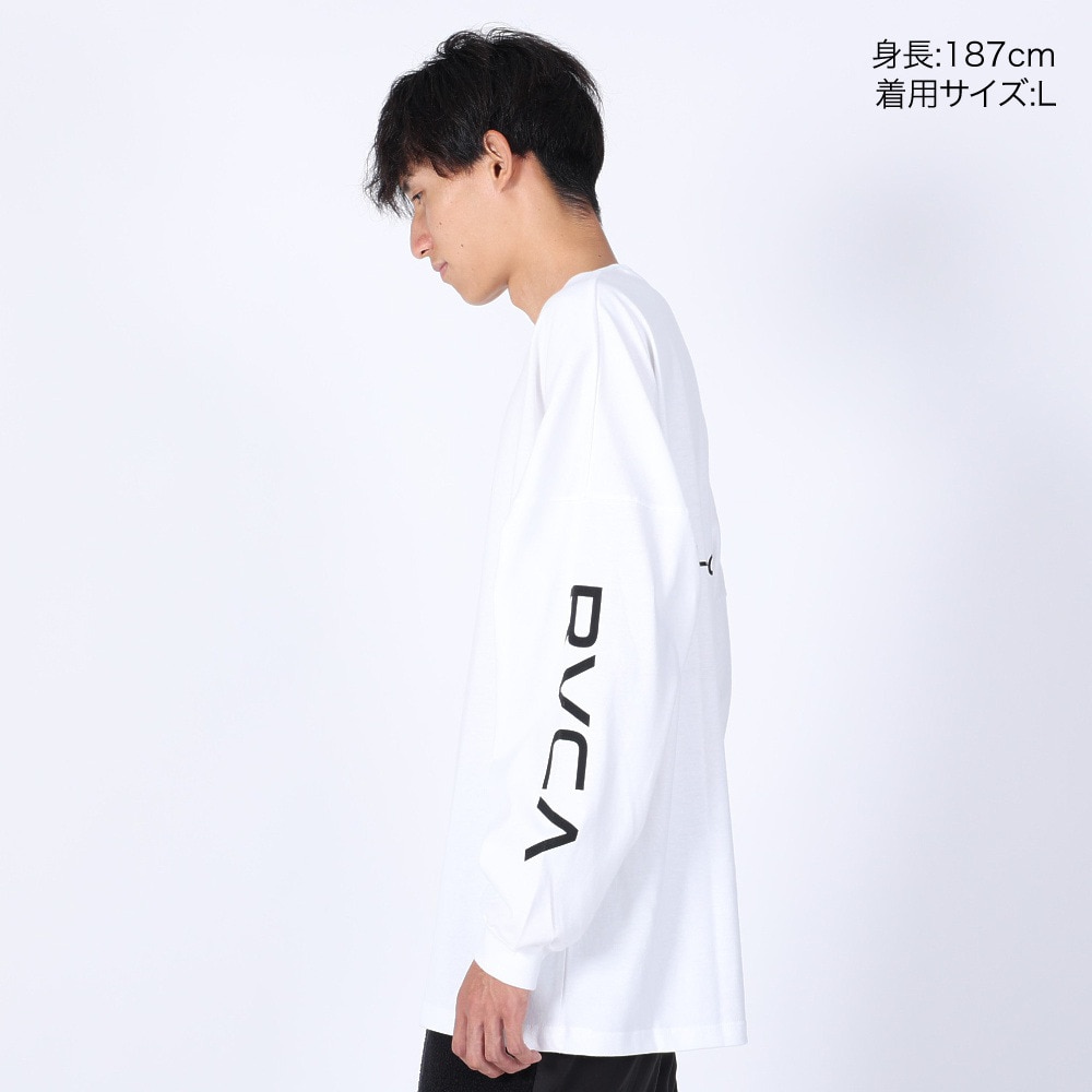 ルーカ（RVCA）（メンズ）BALANCE 長袖Tシャツ BD042064 WHT