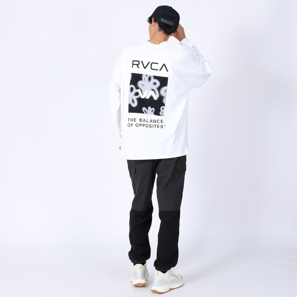 RVCA（メンズ）HI SPEED FLORAL 長袖Tシャツ BD042065 WHT