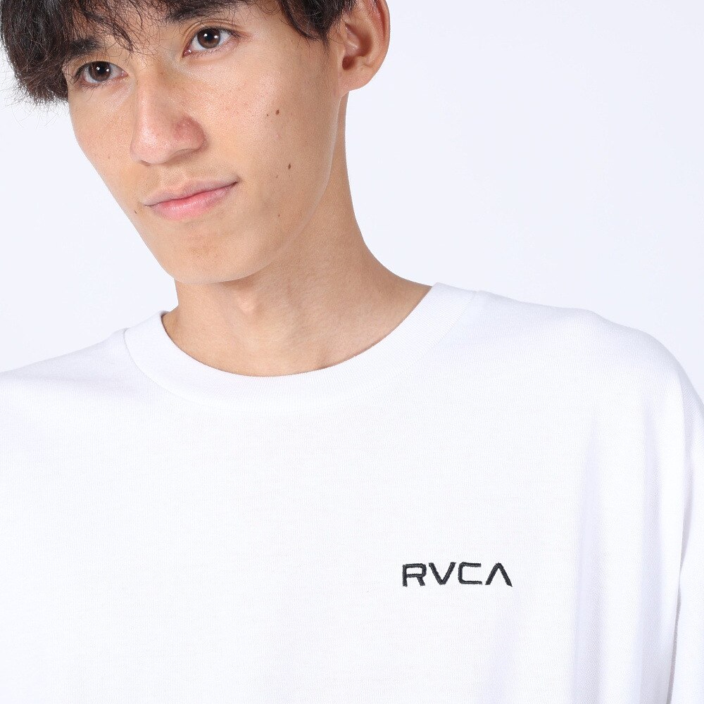 RVCA（メンズ）HI SPEED FLORAL 長袖Tシャツ BD042065 WHT