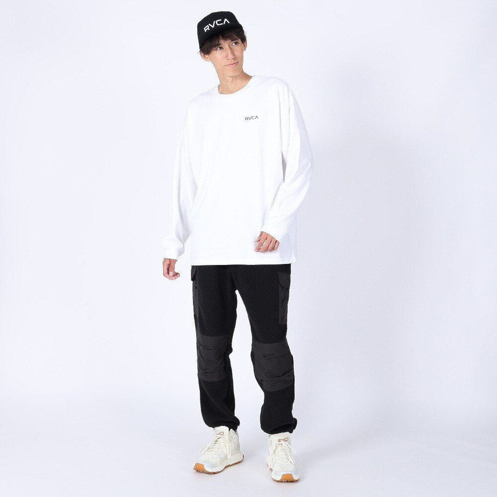 RVCA（メンズ）HI SPEED FLORAL 長袖Tシャツ BD042065 WHT