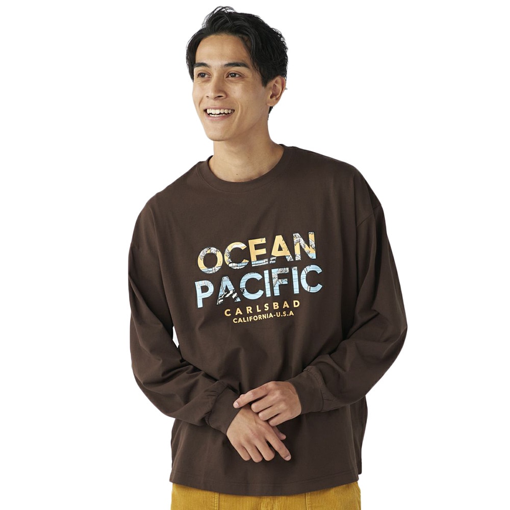 オーシャンパシフィック（Ocean Pacific）（メンズ）FWペアテックス 長袖Tシャツ 533073BRN