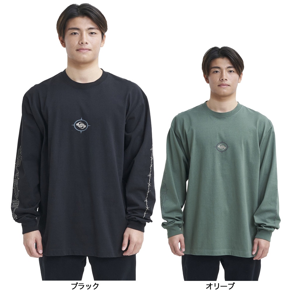 クイックシルバー（Quiksilver）（メンズ）長袖Tシャツ MIKEY OFF GRID 23FWQLT234033BLK