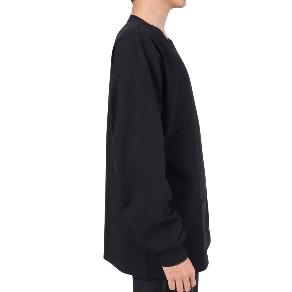 ディーシーシューズ（DC SHOES）（メンズ）長袖Tシャツ メンズ AUTHENTIC OBLIQUE ロゴ 23FWDLT234064BLK