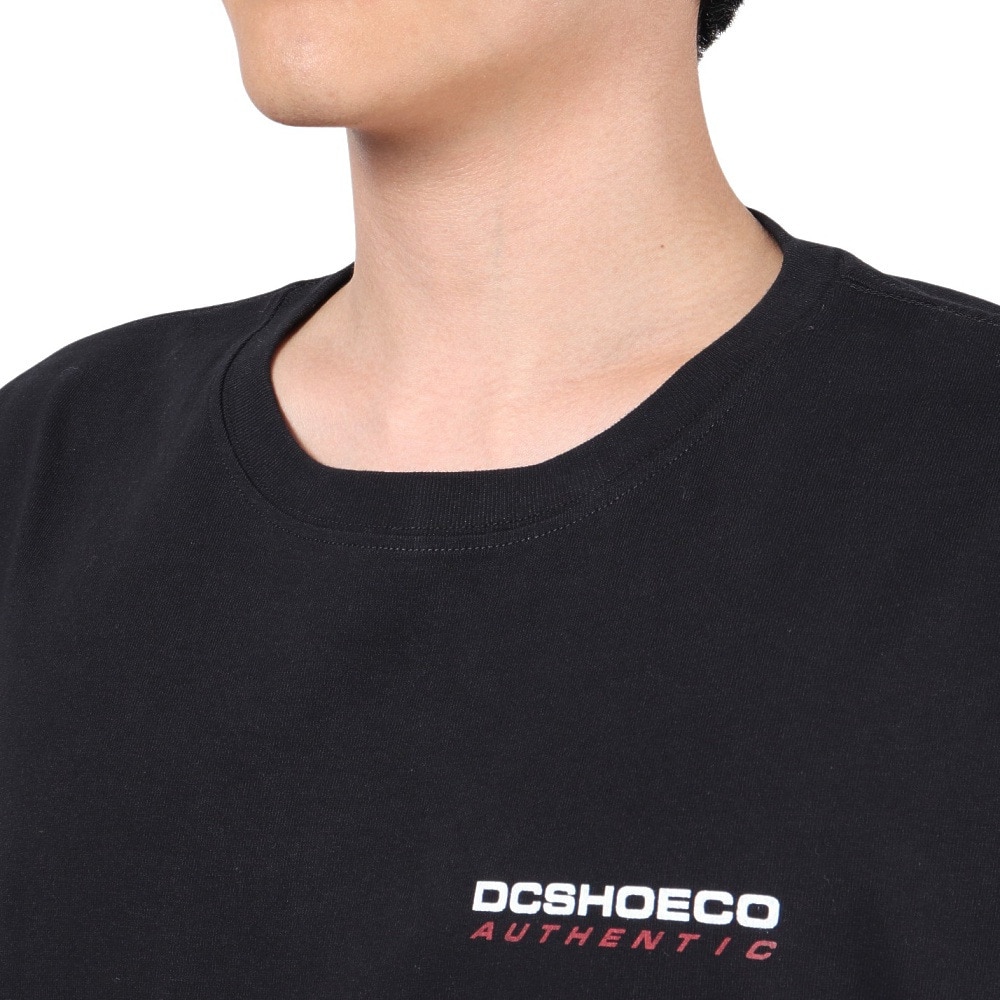 ディーシーシューズ（DC SHOES）（メンズ）長袖Tシャツ メンズ AUTHENTIC OBLIQUE ロゴ 23FWDLT234064BLK