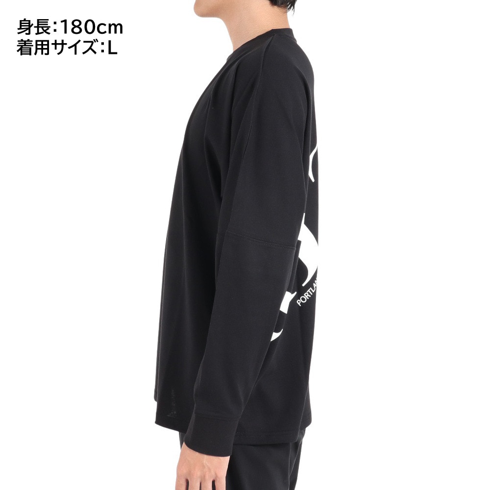 ライズ（RYZ）（メンズ）長袖Tシャツ RZ10CD23FW0011 BLK