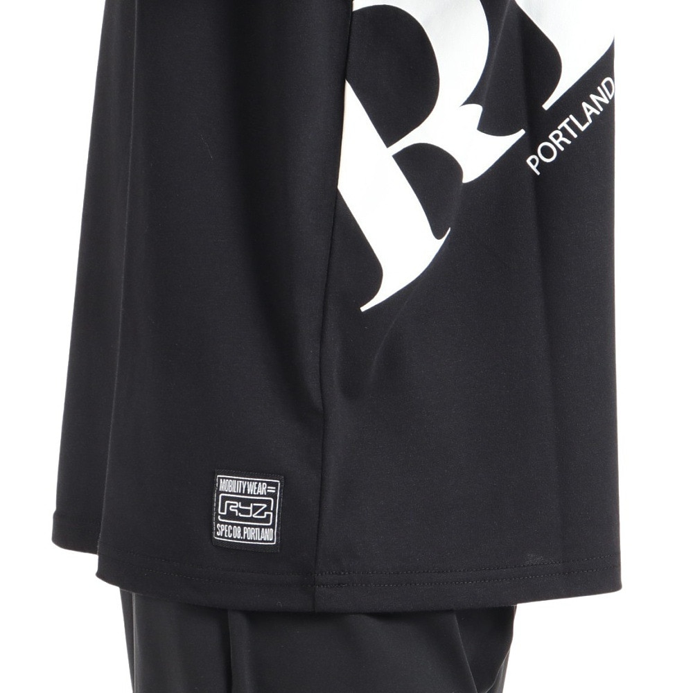 ライズ（RYZ）（メンズ）長袖Tシャツ RZ10CD23FW0011 BLK