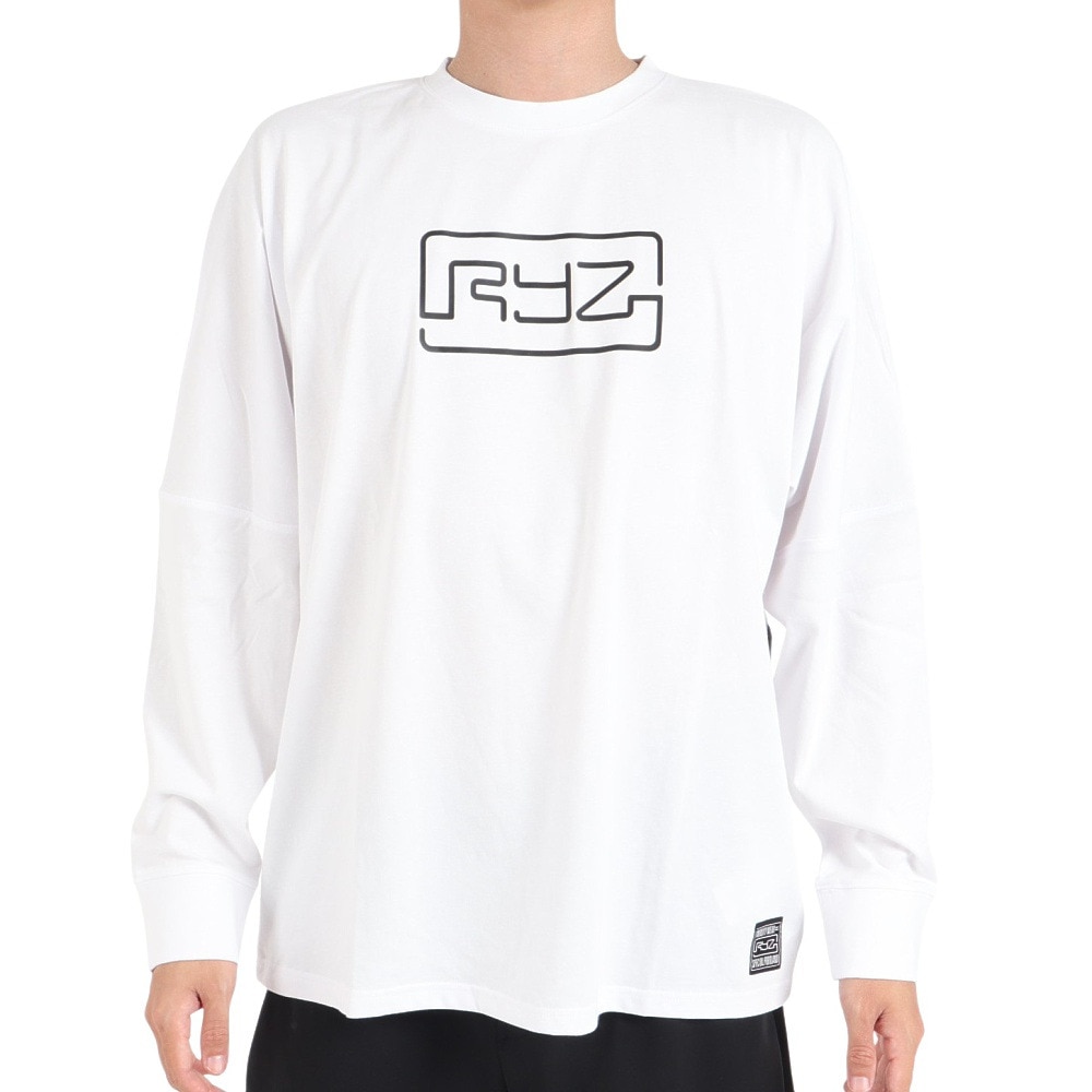 ライズ（RYZ）（メンズ）長袖Tシャツ RZ10CD23FW0011 WHT