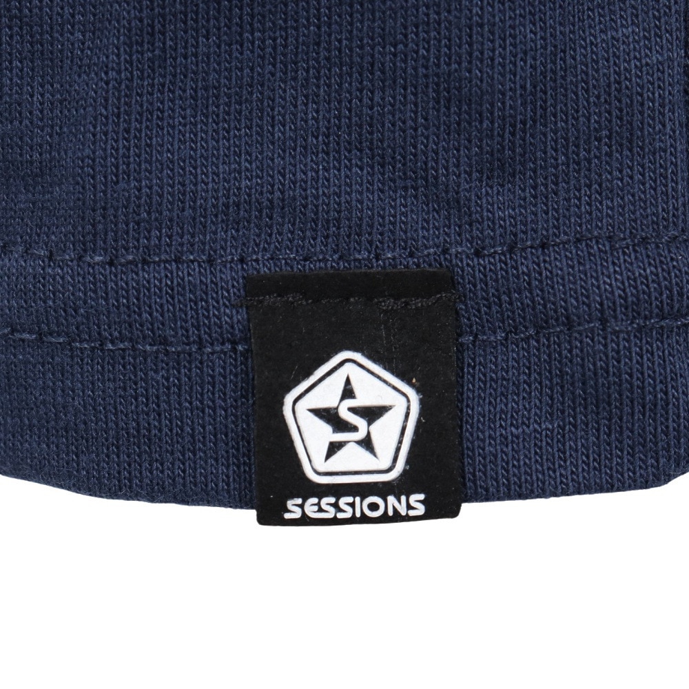 セッションズ（SESSIONS）（メンズ）ペイズリー ボックス 長袖Tシャツ 237198 NVY