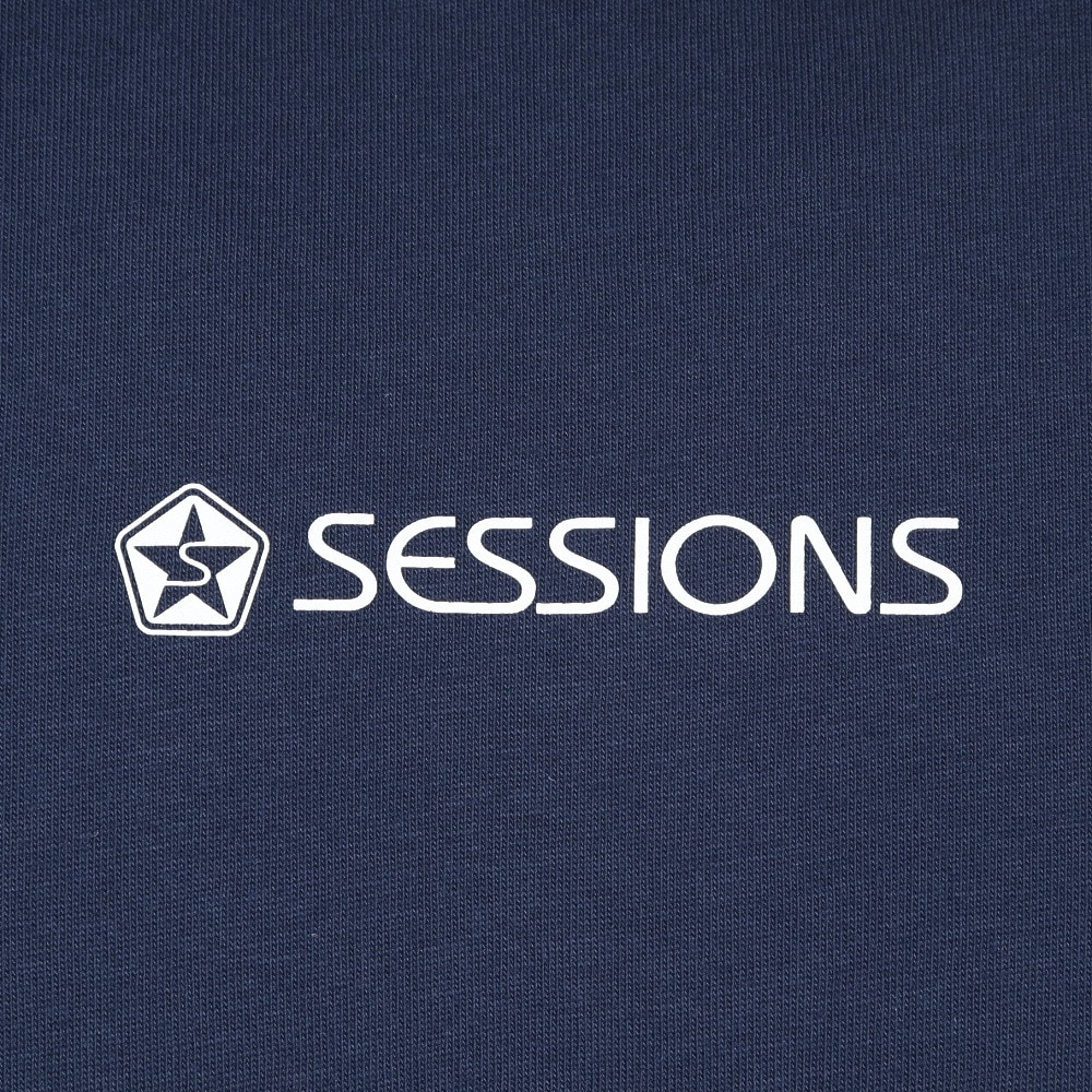 セッションズ（SESSIONS）（メンズ）ペイズリー ボックス 長袖Tシャツ 237198 NVY