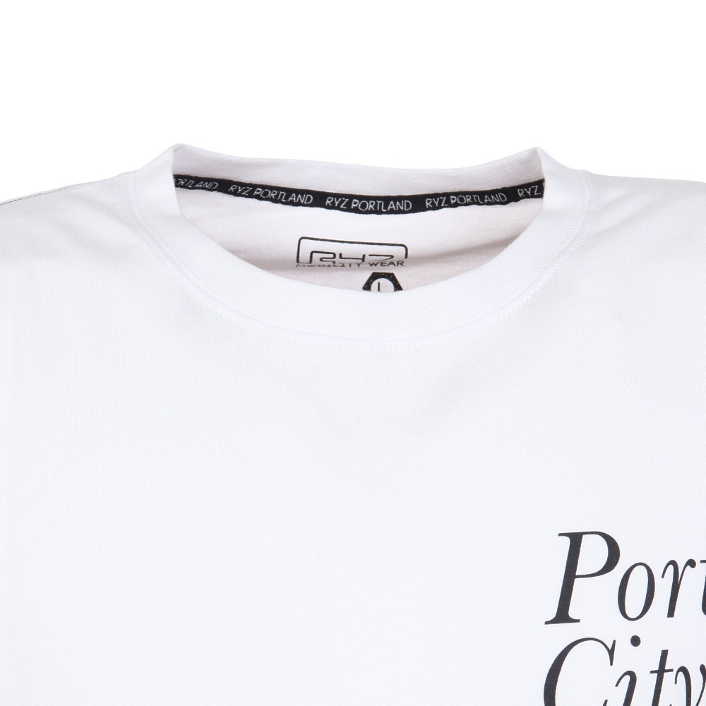 ライズ（RYZ）（メンズ）CITY 長袖Tシャツ RZ10CD23FW0012 WHT