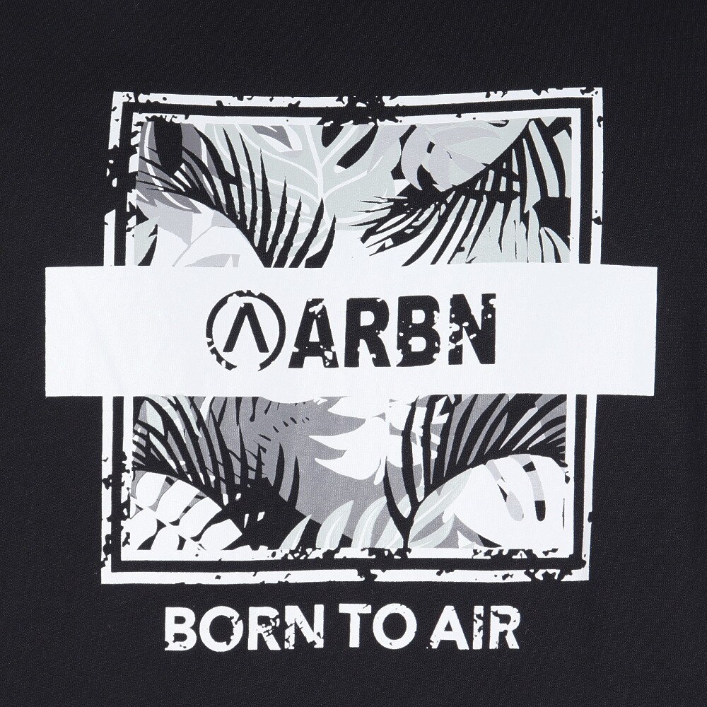 エアボーン（ARBN）（メンズ）長袖コットンTシャツ AB23FWM-APP011BLK