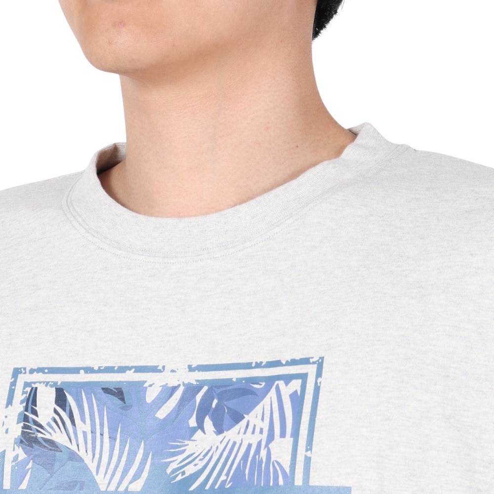 エアボーン（ARBN）（メンズ）長袖コットンTシャツ AB23FWM-APP011LGRY