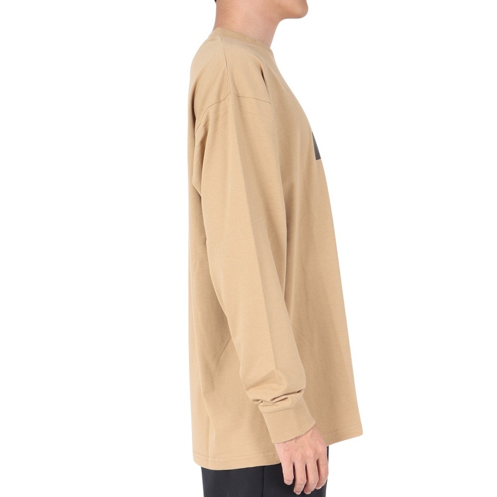 エアボーン（ARBN）（メンズ）長袖コットンTシャツ AB23FWM-APP011SBEG