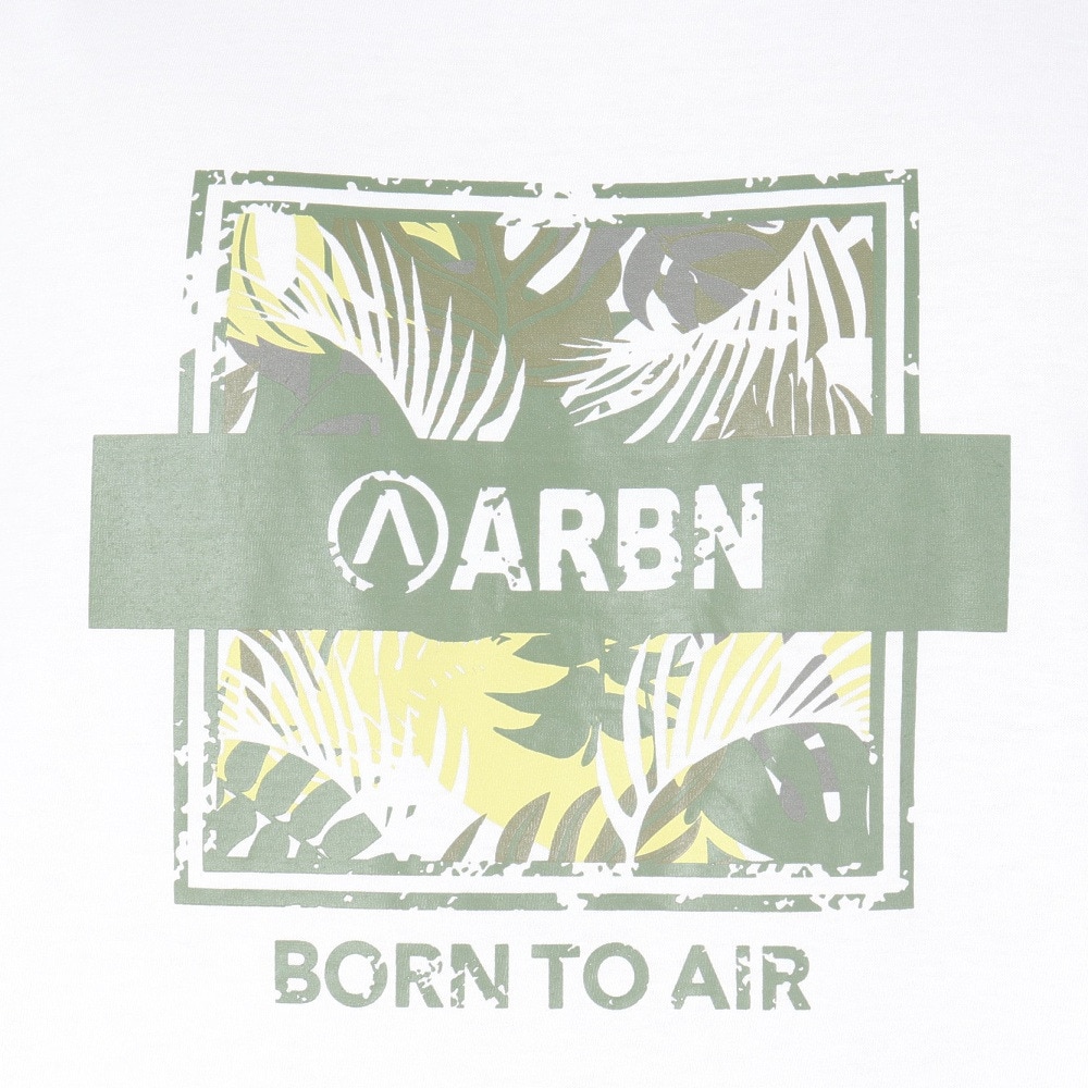 エアボーン（ARBN）（メンズ）長袖コットンTシャツ AB23FWM-APP011WHT
