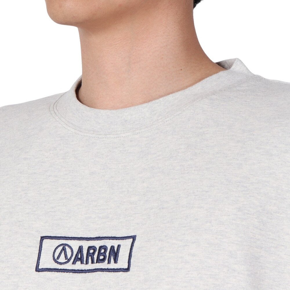 エアボーン（ARBN）（メンズ）長袖 コットン Tシャツ 03 AB23SSM-APP012LGRY