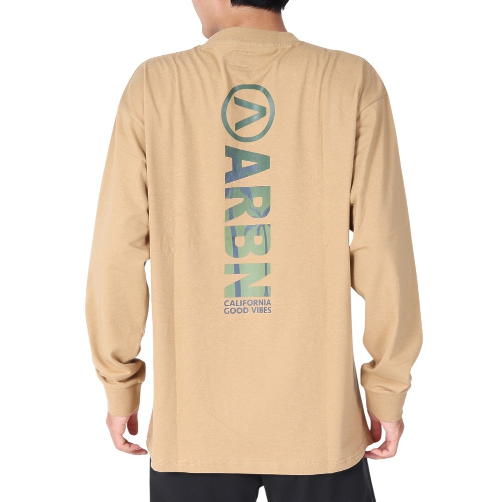 エアボーン（ARBN）（メンズ）長袖 コットン Tシャツ 03 AB23SSM-APP012SBEG