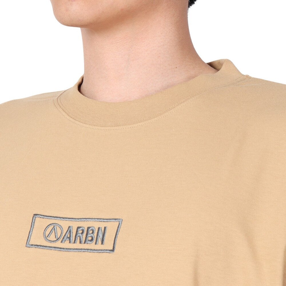 エアボーン（ARBN）（メンズ）長袖 コットン Tシャツ 03 AB23SSM-APP012SBEG