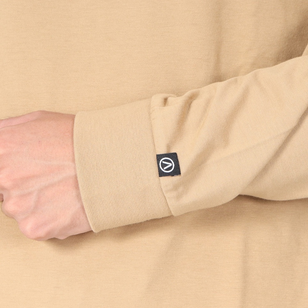 エアボーン（ARBN）（メンズ）長袖 コットン Tシャツ 03 AB23SSM-APP012SBEG