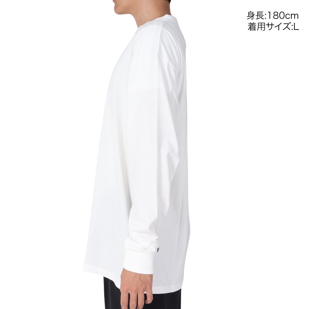 エアボーン（ARBN）（メンズ）長袖 コットン Tシャツ 03 AB23SSM-APP012WHT