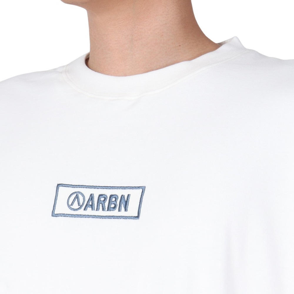 エアボーン（ARBN）（メンズ）長袖 コットン Tシャツ 03 AB23SSM-APP012WHT