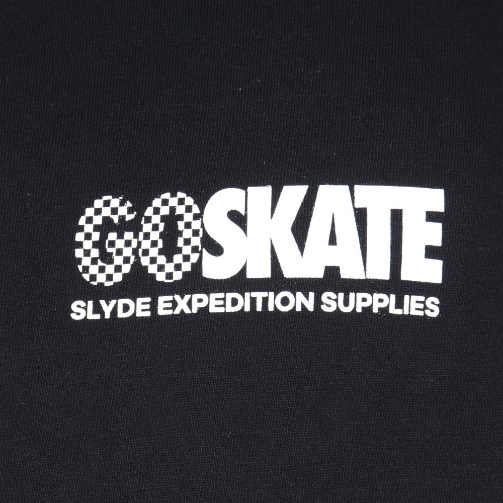 スライド（SLYDE）（メンズ）GO SKATE 長袖Tシャツ SL23FWM-APP010BLK