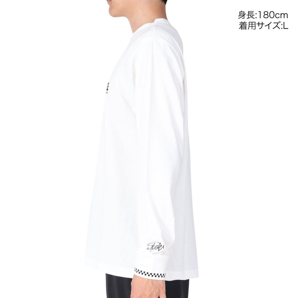 スライド（SLYDE）（メンズ）GO SKATE 長袖Tシャツ SL23FWM-APP010WHT