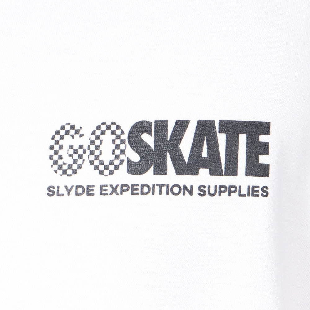 スライド（SLYDE）（メンズ）GO SKATE 長袖Tシャツ SL23FWM-APP010WHT