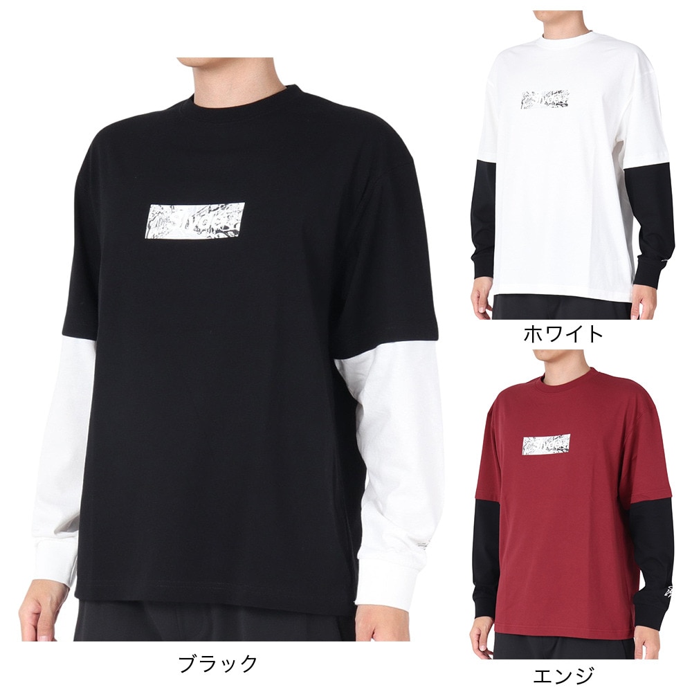 スライド（SLYDE）（メンズ）LAYERD 長袖Tシャツ SL23FWM-APP011WHT