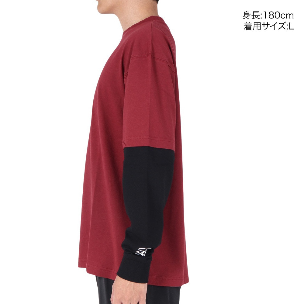スライド（SLYDE）（メンズ）LAYERD 長袖Tシャツ SL23FWM-APP011RED
