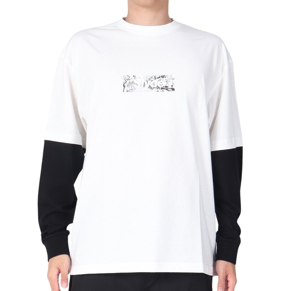 スライド（SLYDE）（メンズ）LAYERD 長袖Tシャツ SL23FWM-APP011WHT