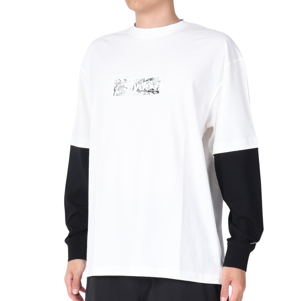 スライド（SLYDE）（メンズ）LAYERD 長袖Tシャツ SL23FWM-APP011WHT